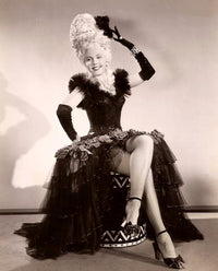 Ann Miller Hairdo Photo Print - Vintage Hollywood Glamour