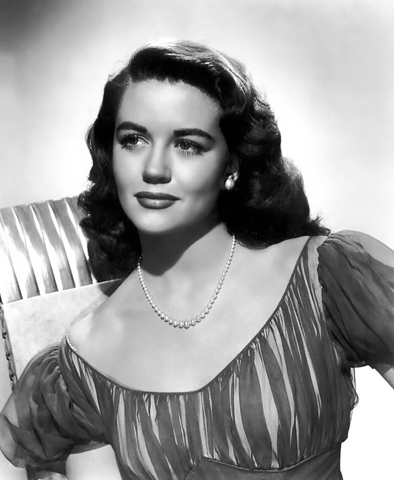 Dorothy Malone headshot photo print, classic Hollywood portrait