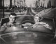 Lauren Bacall and Robert Stack driving photo print
