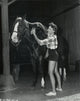 Dorothy Malone photo print with horse, 8x10