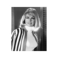 Dorothy Malone Stripped Shirt Photo Print showcasing classic cinema style.