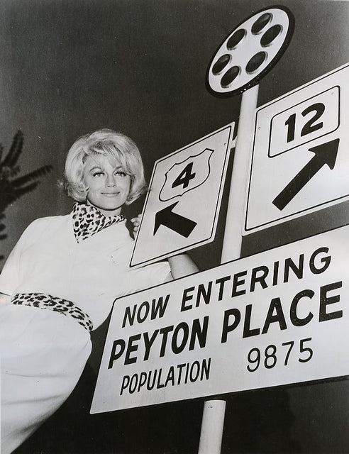 Peyton Place Sign Photo Print featuring Dorothy Malone