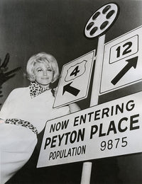 Peyton Place Sign Photo Print featuring Dorothy Malone
