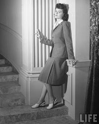 Dorothy Malone Business Attire Photo Print showcasing classic Hollywood elegance.
