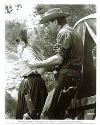 The Last Sunset scene photo print featuring Dorothy Malone in soft hues and dramatic lighting.