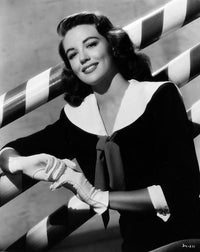 Dorothy Malone Leaning on Stripped Posts Photo Print