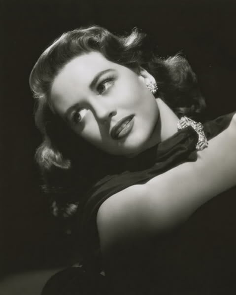 Dorothy Malone headshot photo print leaning back