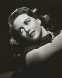 Dorothy Malone headshot photo print leaning back