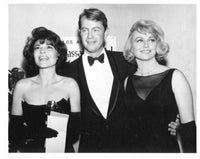 Dorothy Malone At The Oscars Photo Print showcasing classic Hollywood glamour.