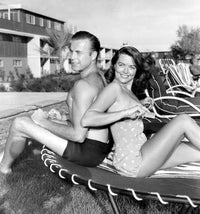 Dorothy Malone & Scott Brady Back to Back Photo Print