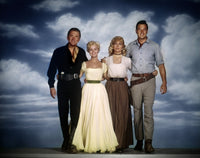 Dorothy Malone Standing with The Last Sunset Cast Photo Print