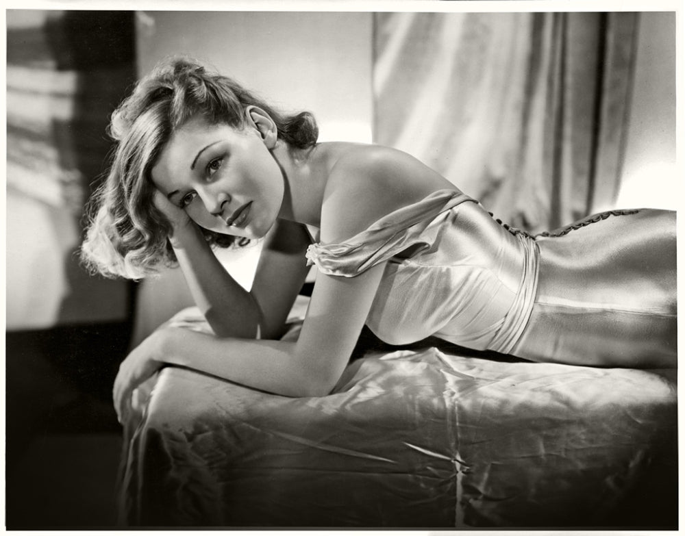 Ann Morriss Laying Down Photo Print - serene and elegant decor piece