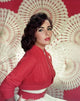 Elizabeth Taylor Red Top Photo Print with Hand on Hip