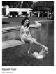 Elizabeth Taylor Sitting on Diving Board Photo Print
