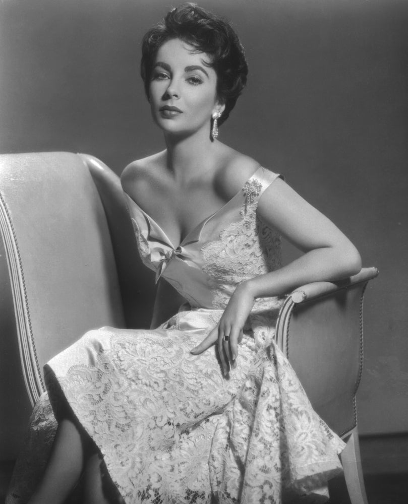 Elizabeth Taylor Doiley Fabric Dress Photo Print