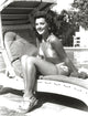 Ann Rutherford Pool Chair Photo Print showcasing classic Hollywood elegance.