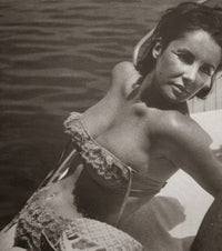 Elizabeth Taylor Frilly Bathing Suit Photo Print