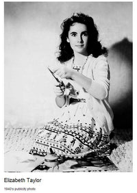 Elizabeth Taylor Holding Scissors Photo Print