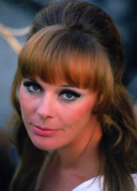 Elke Sommer Headshot Photo Print showcasing classic Hollywood glamour.