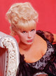 Elke Sommer Photo Print - Leaning on White Chair