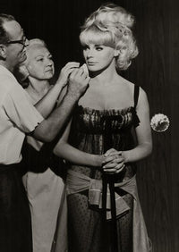 Elke Sommer Getting Makeup Done Photo Print