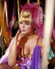 Elke Sommer wearing a fur headpiece photo print.