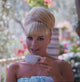 Elke Sommer holding a tea cup photo print