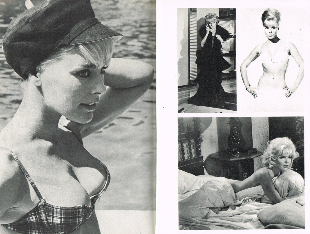 Elke Sommer Split Photo Print showcasing two moments of the iconic actress