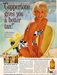 Elek Sommer Coppertone Advertisement Photo Print