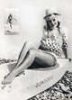 Elke Sommer Sitting on Canoe Photo Print