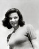 Gene Tierney wearing a short sleeve sweater photo print