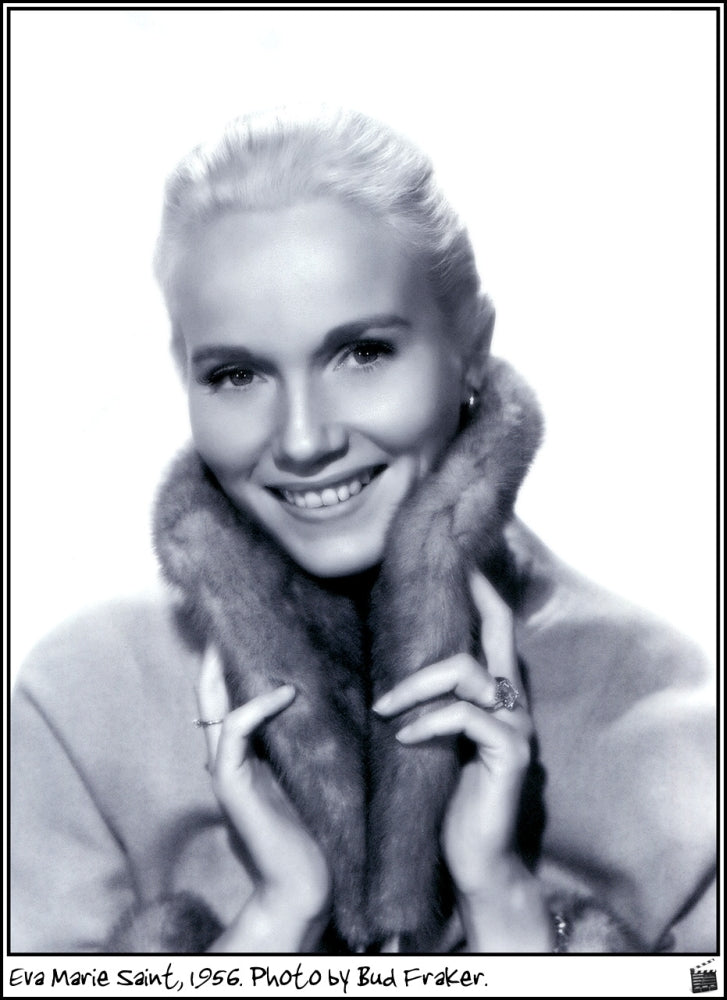 Eva Marie Saint 1956 photo print by Bud Fraker, iconic Hollywood art.