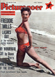 Mitzi Gaynor Picturegoer magazine ad photo print showcasing classic Hollywood charm.