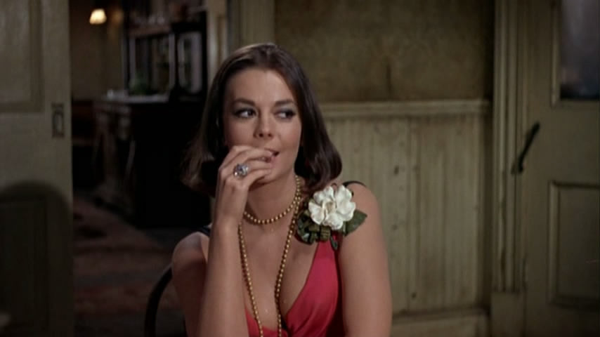 Natalie Wood Eating Photo Print showcasing classic Hollywood elegance