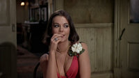 Natalie Wood Eating Photo Print showcasing classic Hollywood elegance