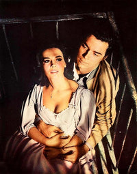 Natalie Wood with Man Against Railing Photo Print