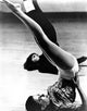 Natalie Wood stretching photo print showcasing elegance and beauty.