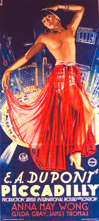 Anna May Wong Piccadilly Long Photo Print showcasing classic cinema elegance.