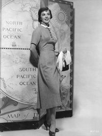 Natalie Wood Map Photo Print - Classic Hollywood Art