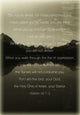 Lake and Mountains at Dusk Fine Art Print with Isaiah 43:1-3 by Tim Antoniuk