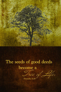 Tree and Proverbs 11:30 Fine Art Print by Tim Antoniuk