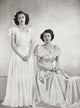 Princess Margaret and Princess Elizabeth Vintage Fine Art Print by Ken Welsh