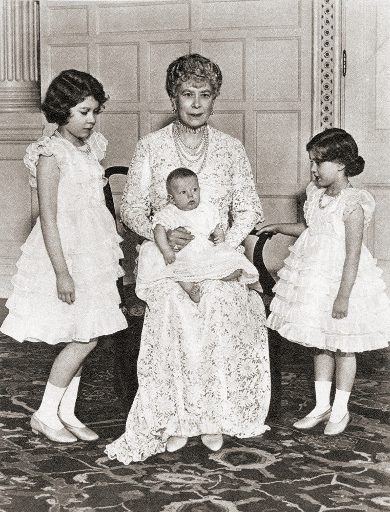 Mary of Teck with Her Grandchildren Fine Art Print by Ken Welsh