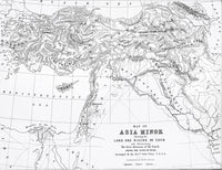 The Self-Interpreting Family Bible Map of Asia Minor Fine Art Print by John Short