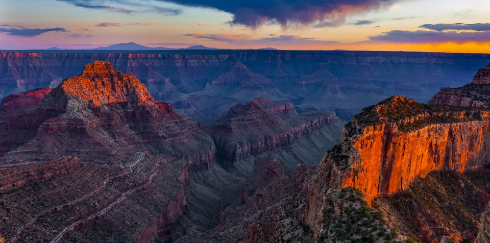 Grand Canyon North Rim Sunset Fine Art Print by The Nature Collection