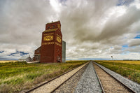 Stony Beach Grain Elevator Fine Art Print by Michael St. Laurent
