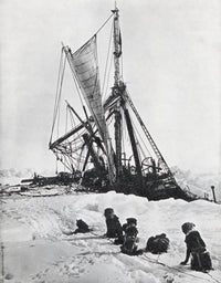 The Endurance Ship Crushed by Ice - Fine Art Print by Hilary Jane Morgan