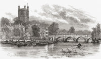Henley-on-Thames 19th Century Fine Art Print by Hilary Jane Morgan