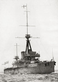 HMS Dreadnought Battleship Poster Print by Hilary Jane Morgan