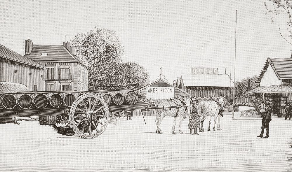 19th Century Wine Warehousing Area Poster Print by Ken Welsh